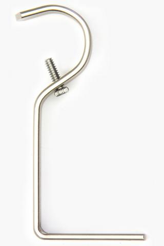 Brushed Silver 2 Pack Brackets, 25mm