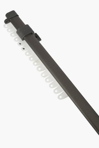 Metal Single Curtain Track, 1,5m