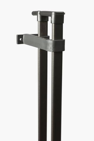 Metal Double Curtain Track, 2m