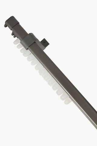 Metal Double Curtain Track, 2m
