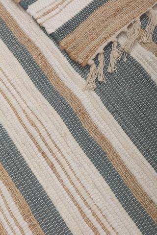 Jute Chindi Seychelles 160x240 Blue