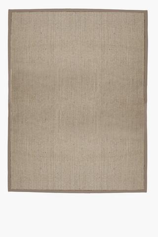 Marble Effect Jute Sisal Rug, 180x260cm