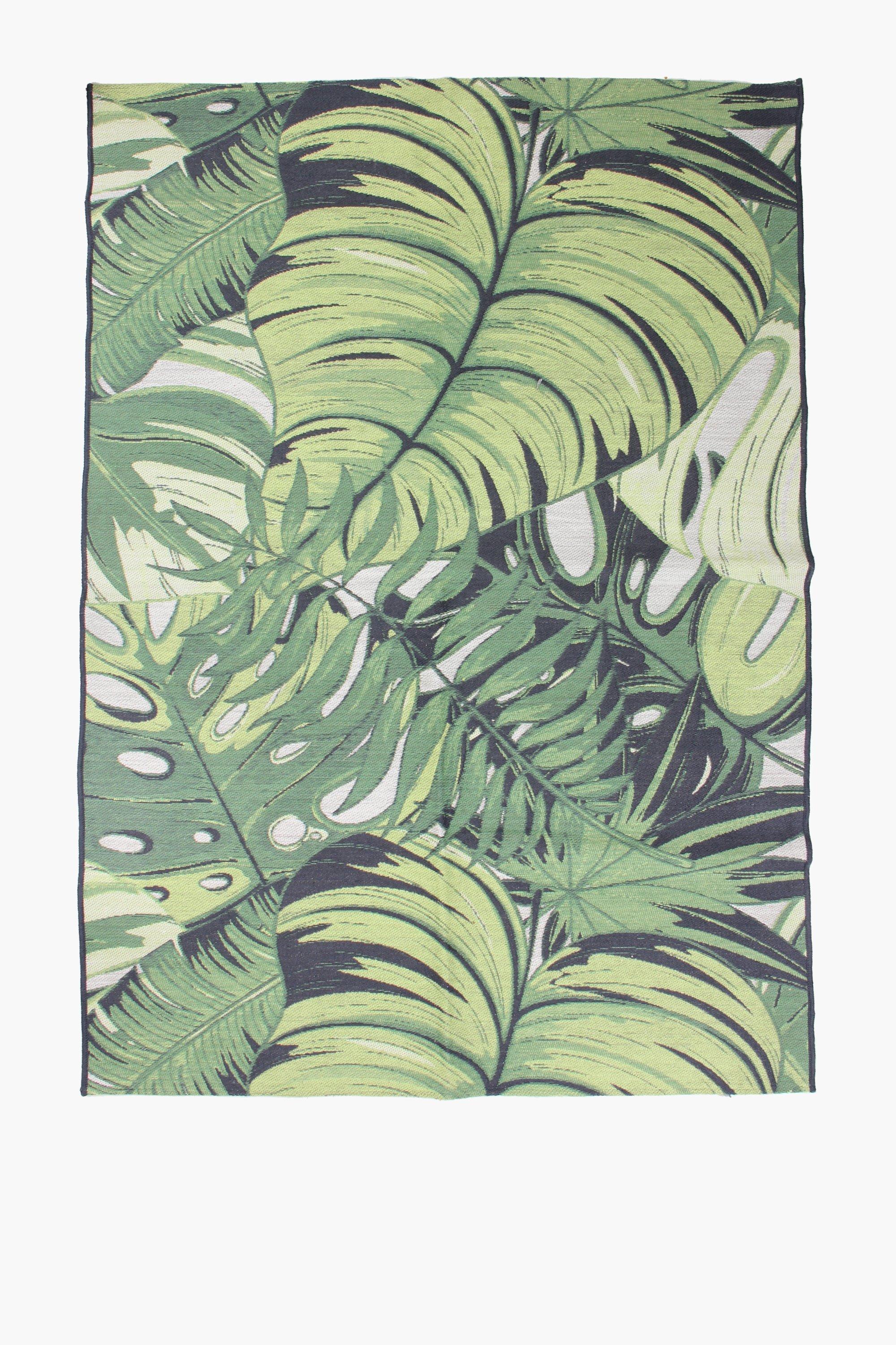 Patio Tropical Leaf Rug 160x230cm