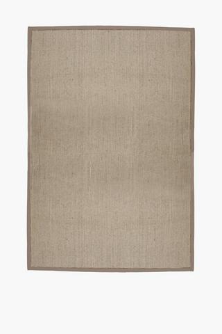 Marble Effect Jute Sisal Rug, 120x180cm