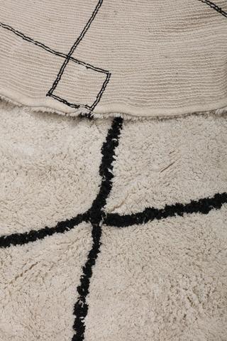 Shaggy Berber Round Rug 160cm