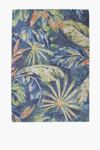 Printed Sulawasi Leaf Rug, 120x180cm