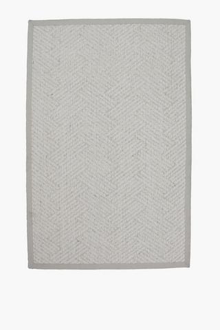Sisal Wool Parcade Rug, 120x180cm