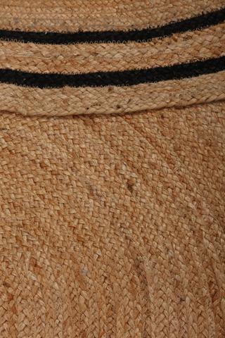 Jute Double Trim Round Rug, 180cm