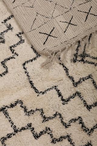 Shaggy Berber Navajo Rug, 160x230cm
