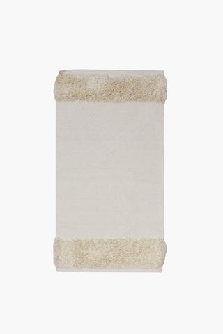 Jacquard Plain Tufted Rug, 70x140cm