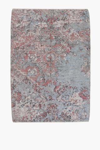 Printed Jute Chenille Vintage Rug, 160x230cm