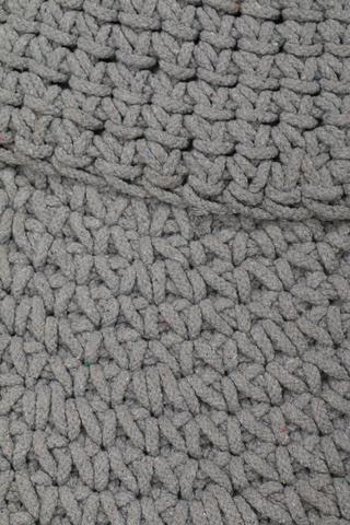 Round Rope Weave Knit Rug 180cm