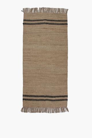 Jute Double Trim Runner, 70x200cm