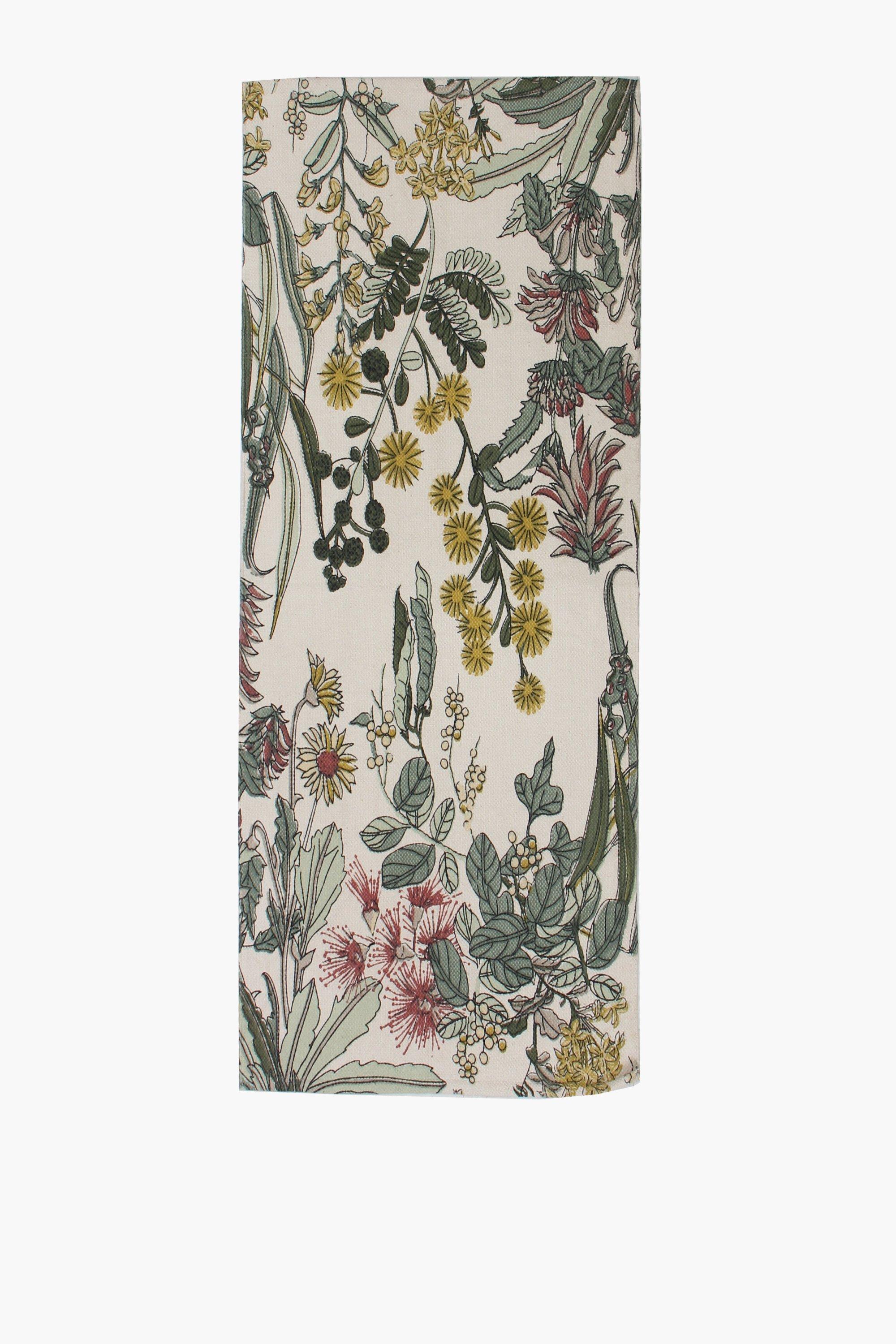 Printed Mimosa Rug, 70x140cm