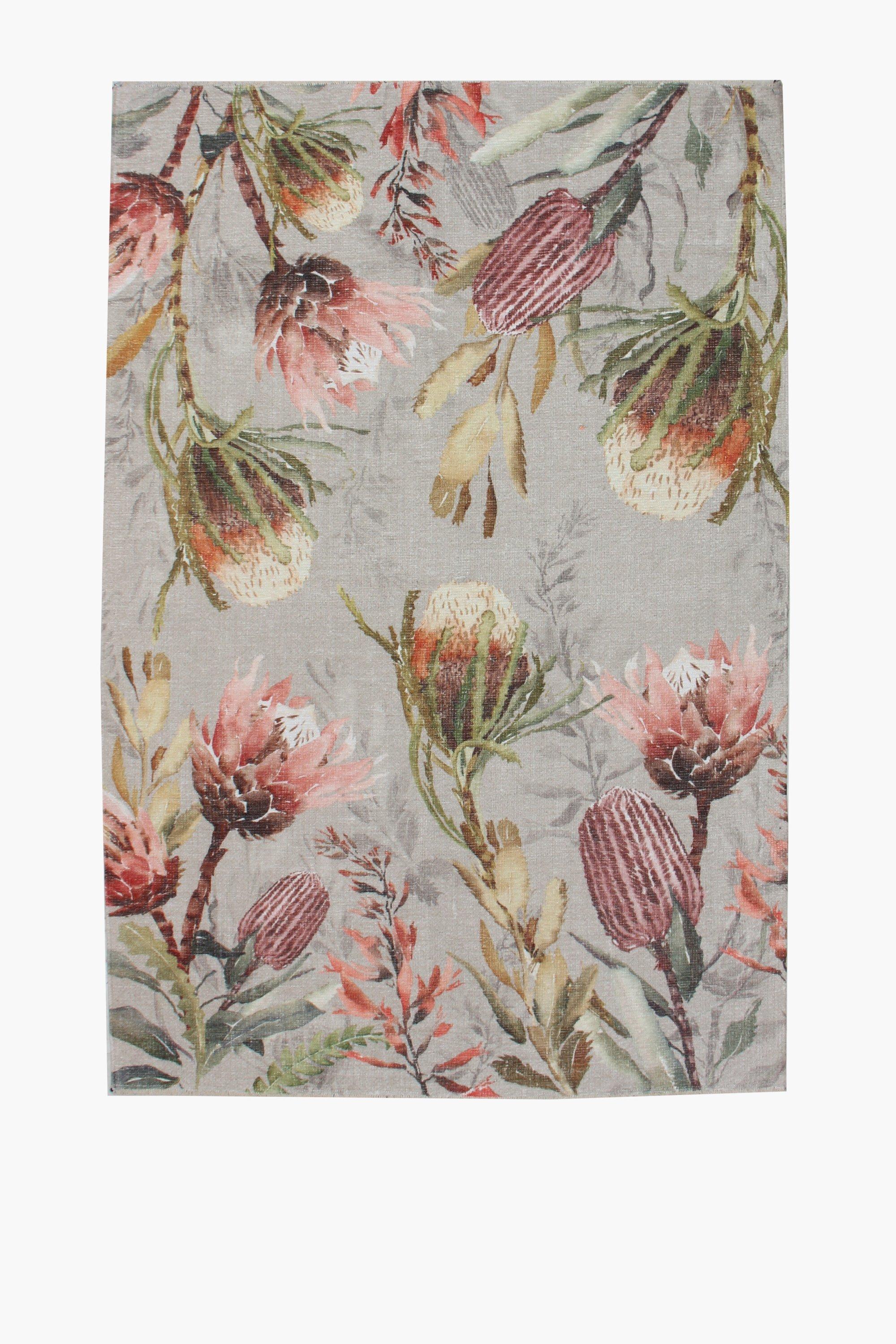 Chenille Protea Rug120x180cm