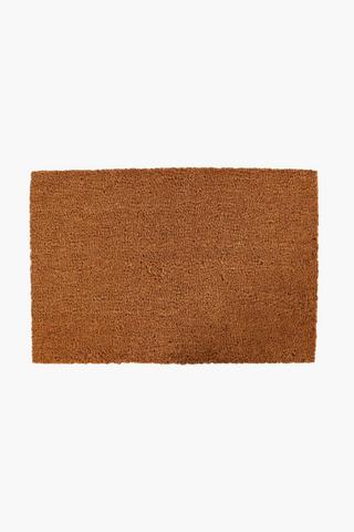 Plain Coir Door Mat, 40x60cm