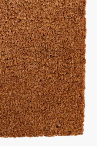 Plain Coir Door Mat, 40x60cm
