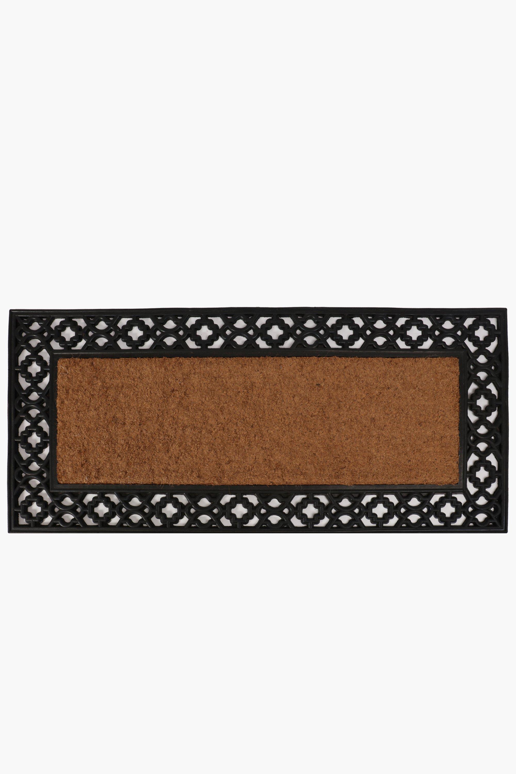 Coir Double Door Mat, 56x120cm