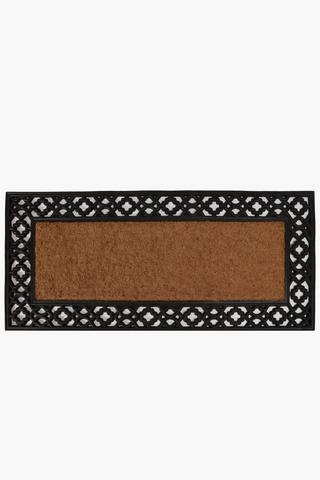 Coir Double Door Mat, 56x120cm