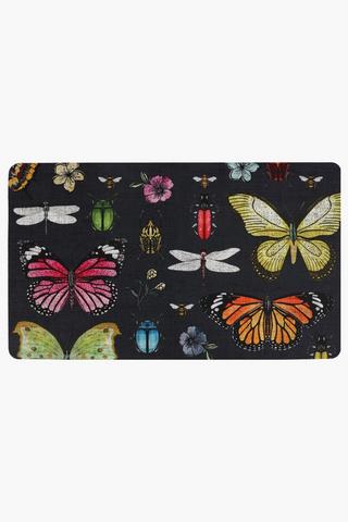 Pu Coated Butterfly Kitchen Mat, 43x73cm