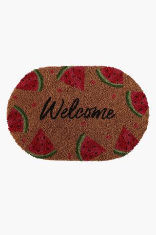 Coir Watermelon Door Mat, 40x60cm