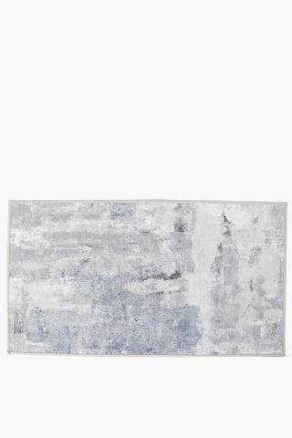 Printed Chenille Marble Kitchen Mat 40x75cm