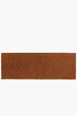 Plain Coir Double Door Mat 40x120cm