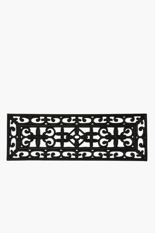 Rubber Cut Out Stair Mat, 25x75cm