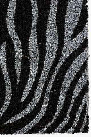 Coir Zebra Door Mat, 40x60cm