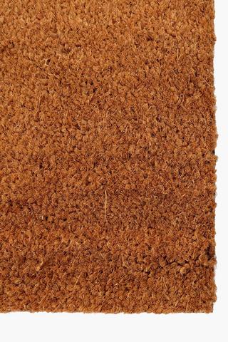 Plain Coir Double Door Mat, 40x120cm