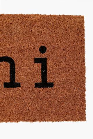 Coir Oh Hi Double Door Mat, 40x120cm