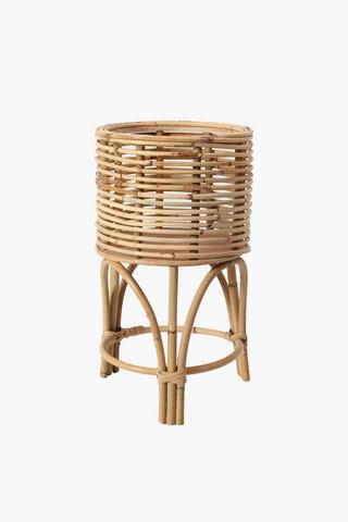 Rattan Standing Planter Medium