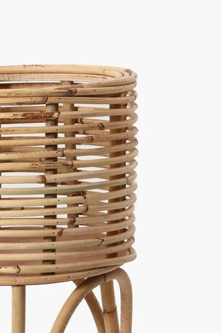 Rattan Standing Planter Medium