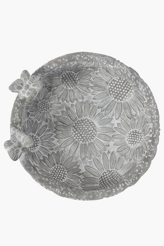Cement Butterfly Bird Bath