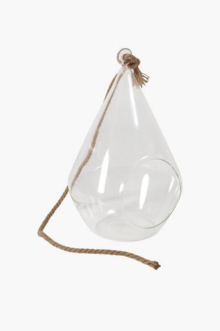Glass Hanging Planter Large