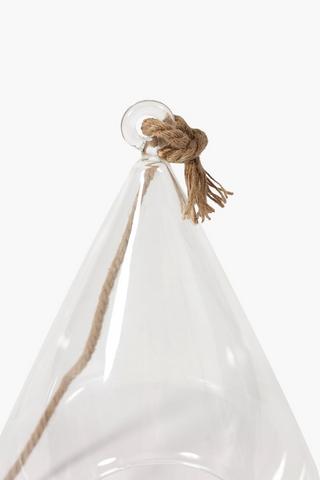Glass Hanging Planter Large