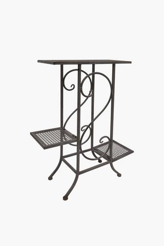 Tiered Metal Planter Stand