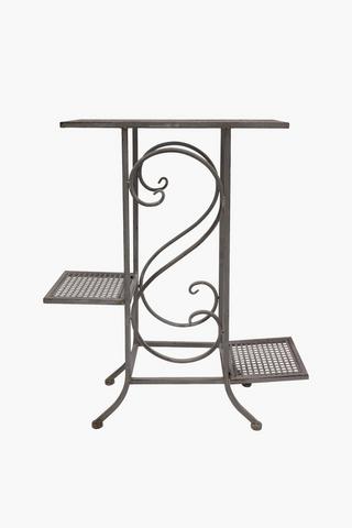 Tiered Metal Planter Stand