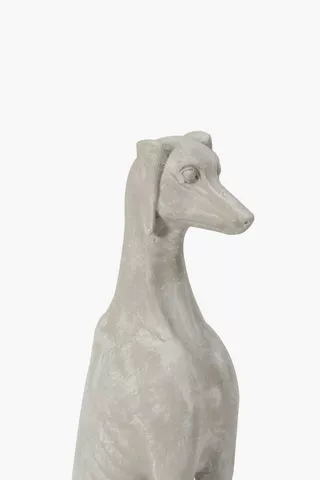 Resin Greyhound Statue