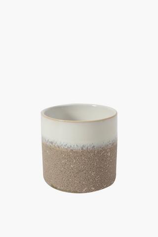 Sand Crackle Planter, Small