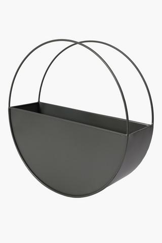 Metal Wall Mounted Planter, Large