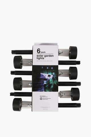 6 Pack Solar Stake Lights