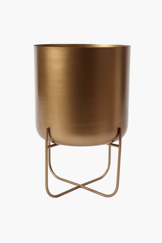 Classic Metal Standing Planter