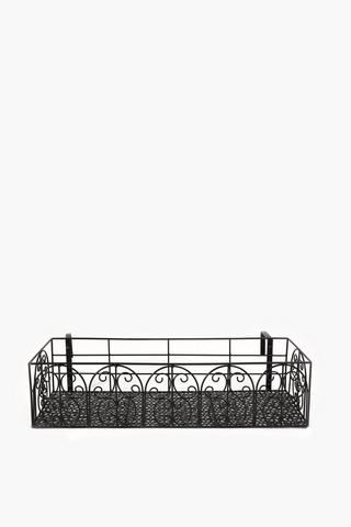 Scroll Balcony Planter, Large