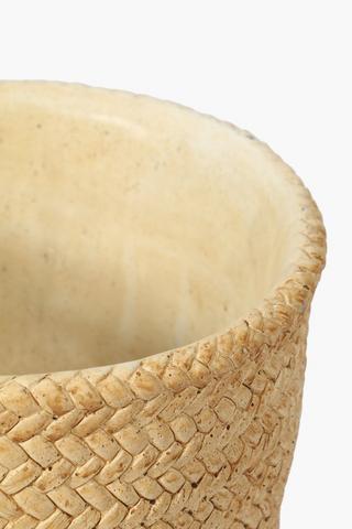 Ceramic Basket Planter