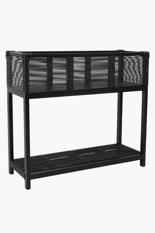 Cane Woven Standing Planter
