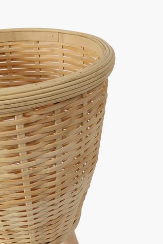 Wicker Standing Planter Medium