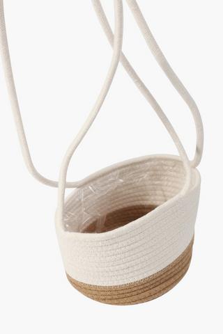 Rope Woven Hanging Planter