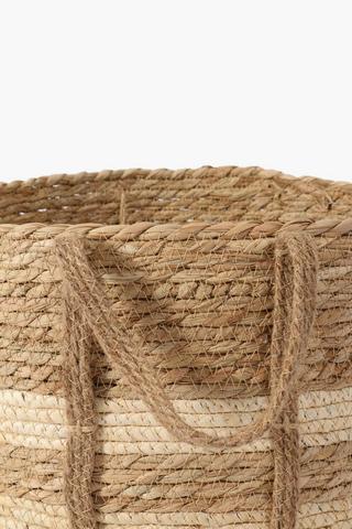 Woven Basket Planter Large