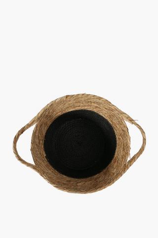 Cattail Woven Basket Large